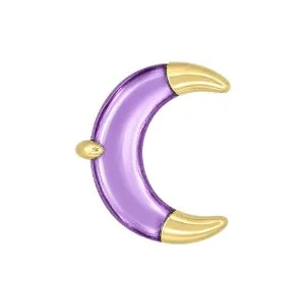 threadless: "Witching Hour" End in Gold with Amethyst
