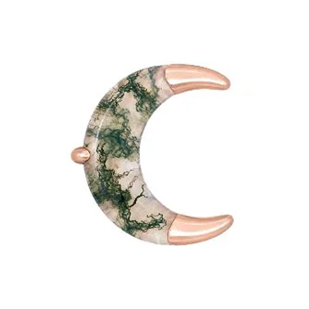 threadless: "Witching Hour" End in Gold with Moss Agate