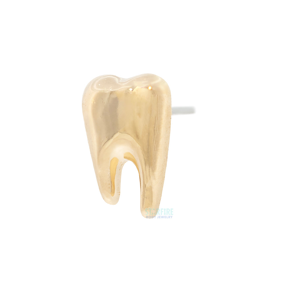 threadless: Tooth End in Gold