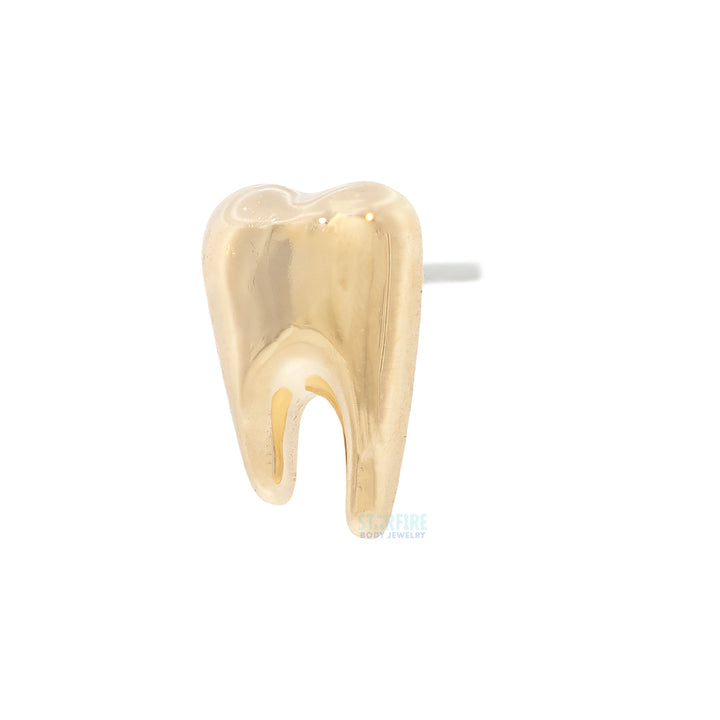 threadless: Tooth End in Gold