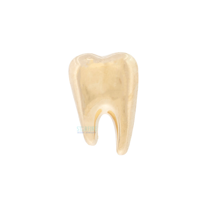 threadless: Tooth End in Gold