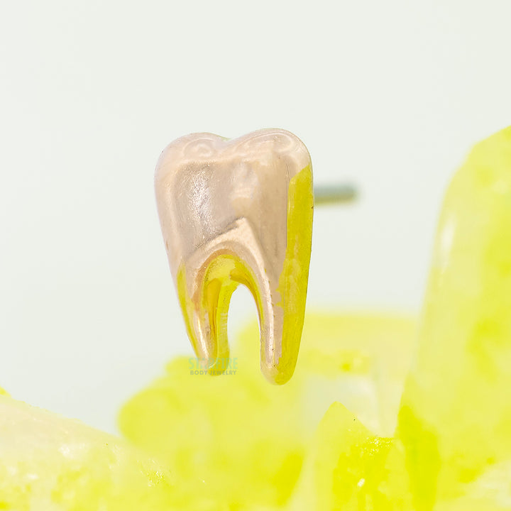 threadless: Tooth End in Gold