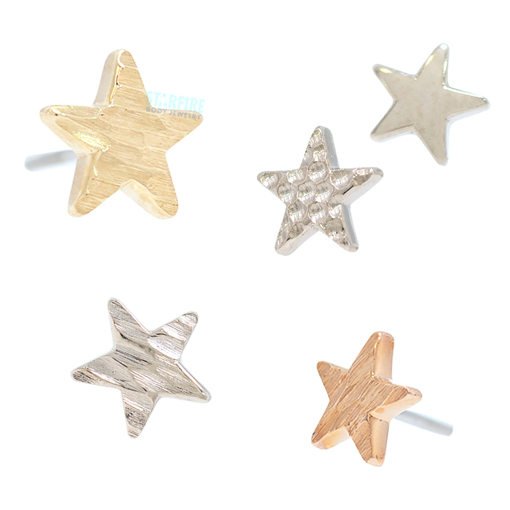 threadless: Star Bark Finish End in Gold
