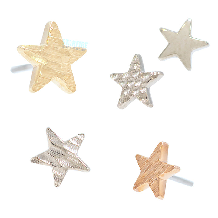 threadless: Star Bark Finish End in Gold