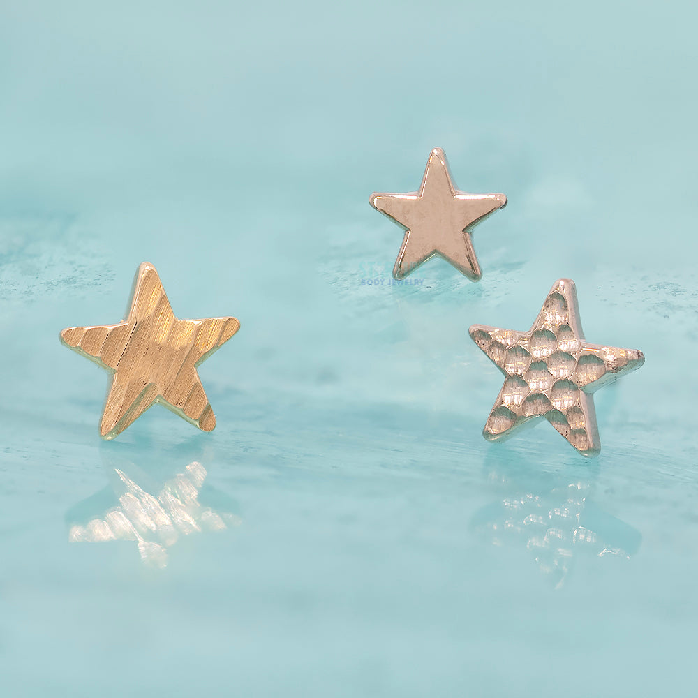 threadless: Star Bark Finish End in Gold