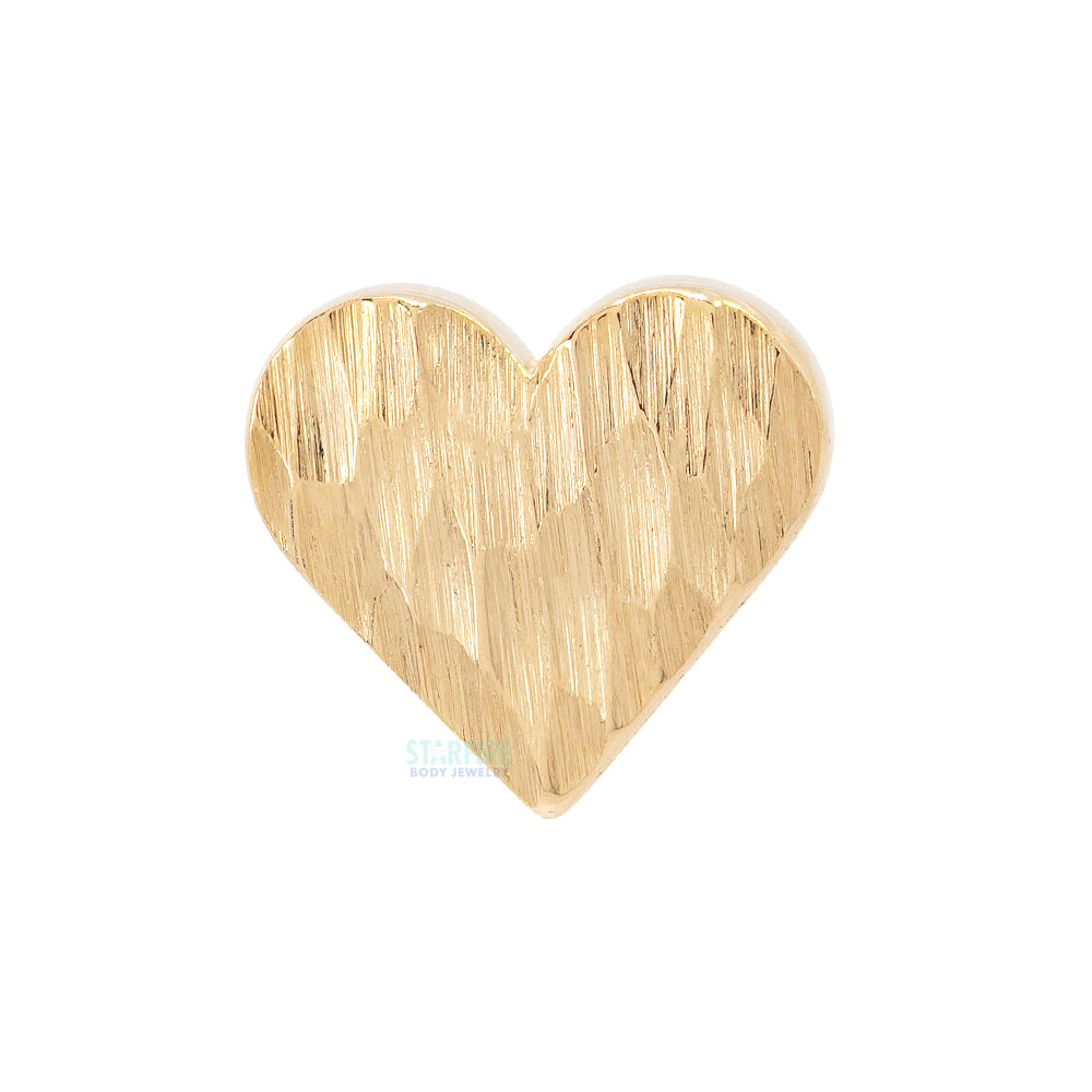 threadless: "Heart <3" Bark Finish End in Gold