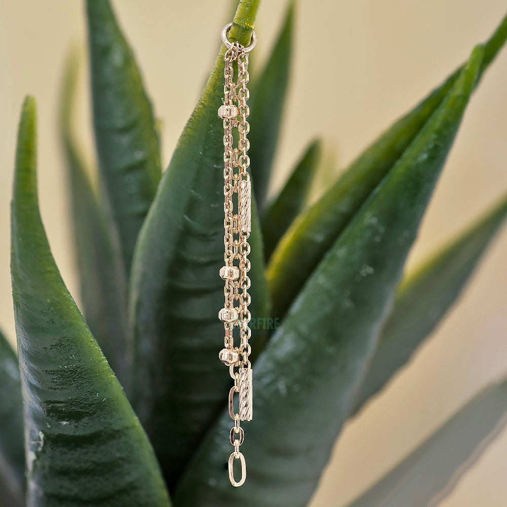 "Coda" Chain Charm in Gold