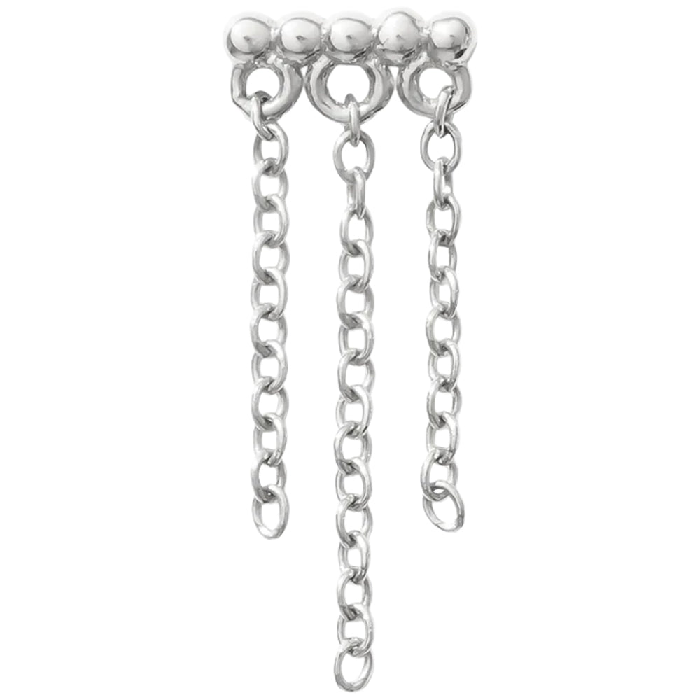 threadless: "Melody" Hidden Helix Pin with Chains in Gold