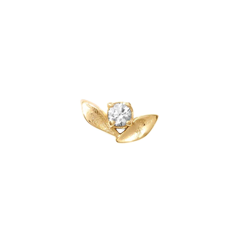threadless: "Nest" Pin in Gold with Gemstones