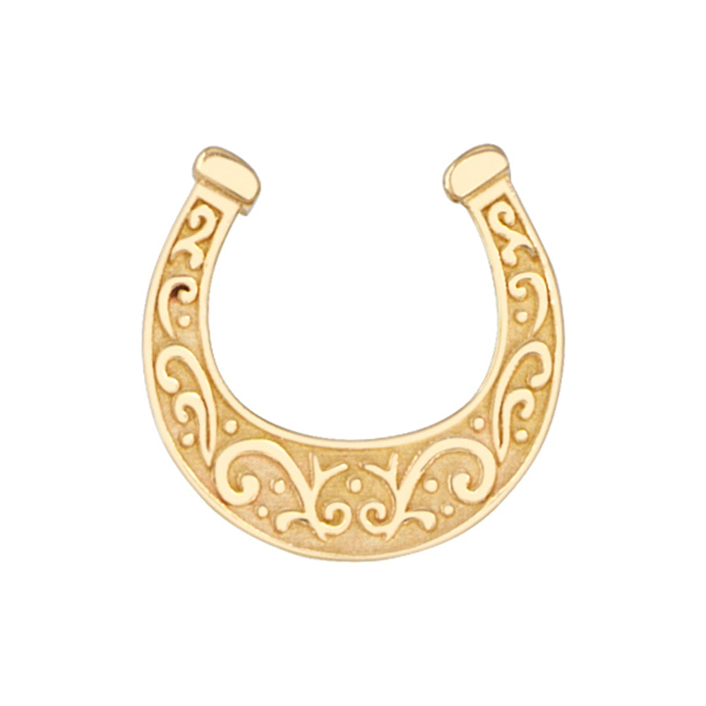 "Almost Lucky" Threaded End in Gold & Platinum