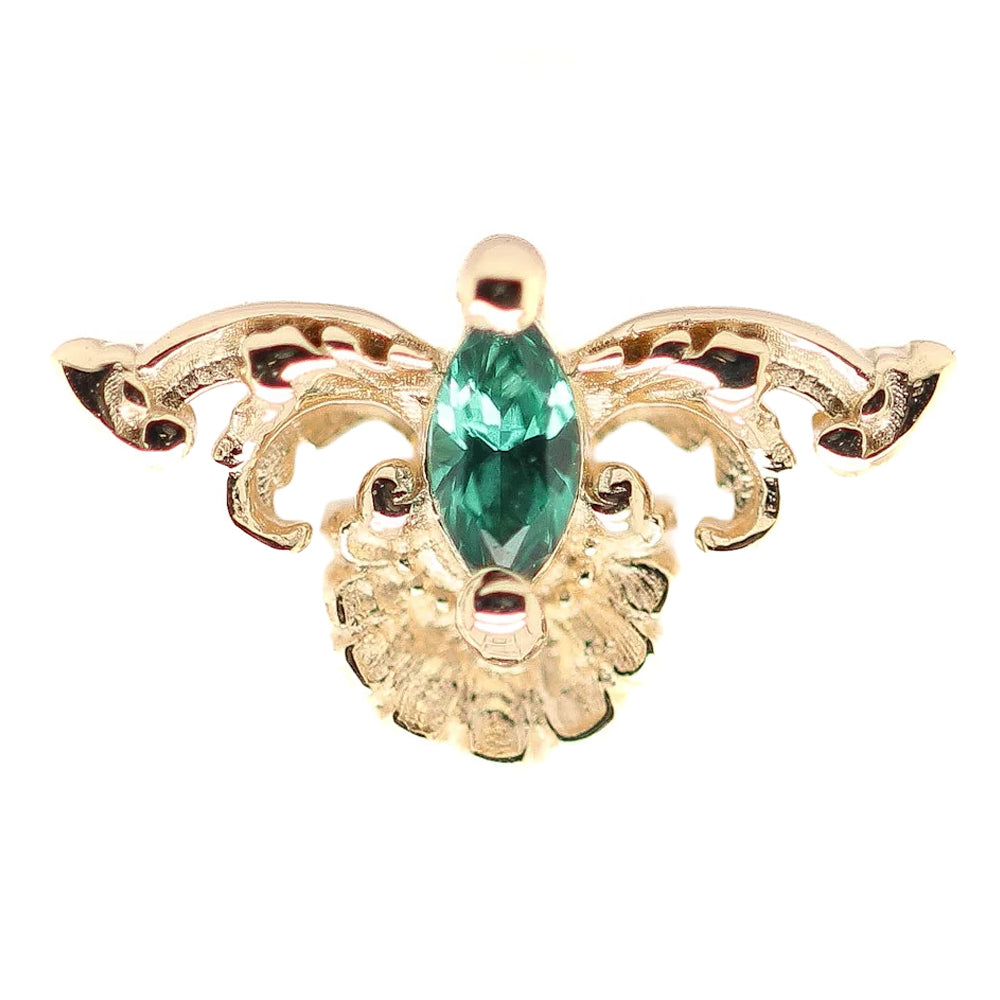 threadless: "Resurrection" End in Gold with Emerald