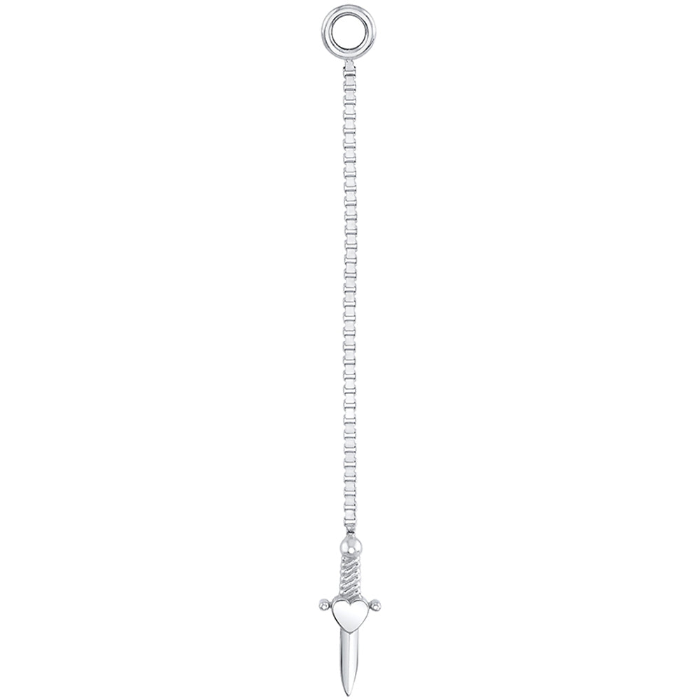 "Persephone" Chain Charm in Gold & Platinum