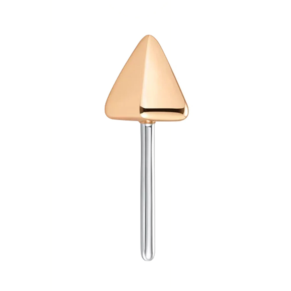 threadless: Faceted Spike End in Gold