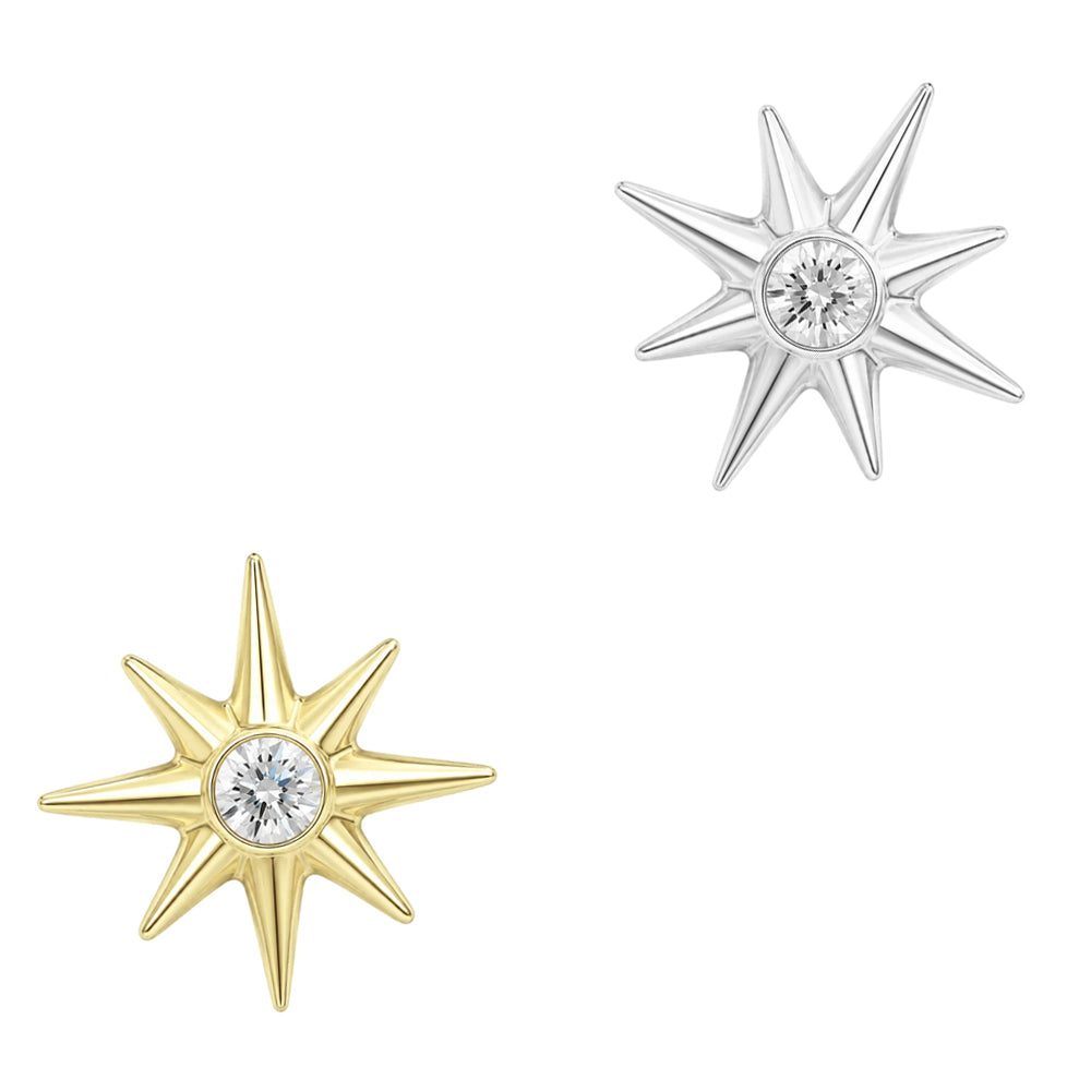 threadless: "Written in the Stars" End in Gold with CZ