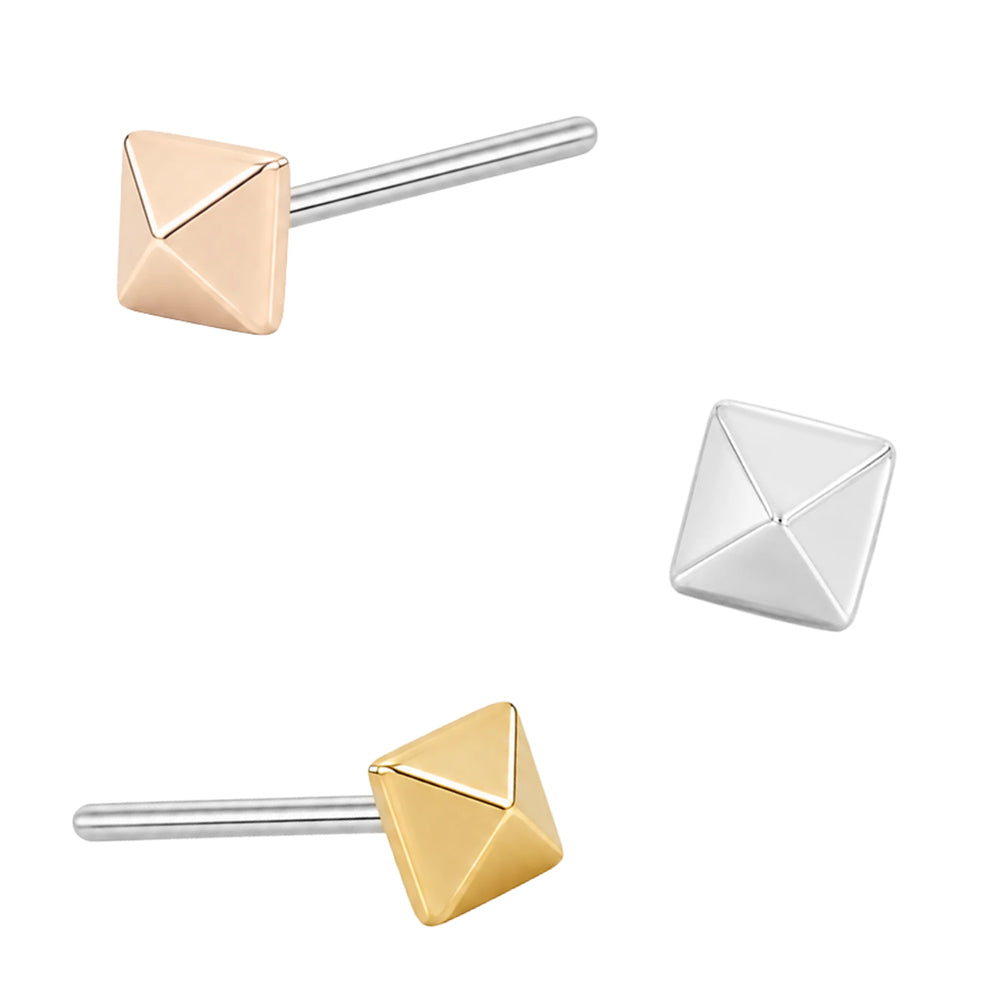 threadless: Pyramid Spike End in Gold