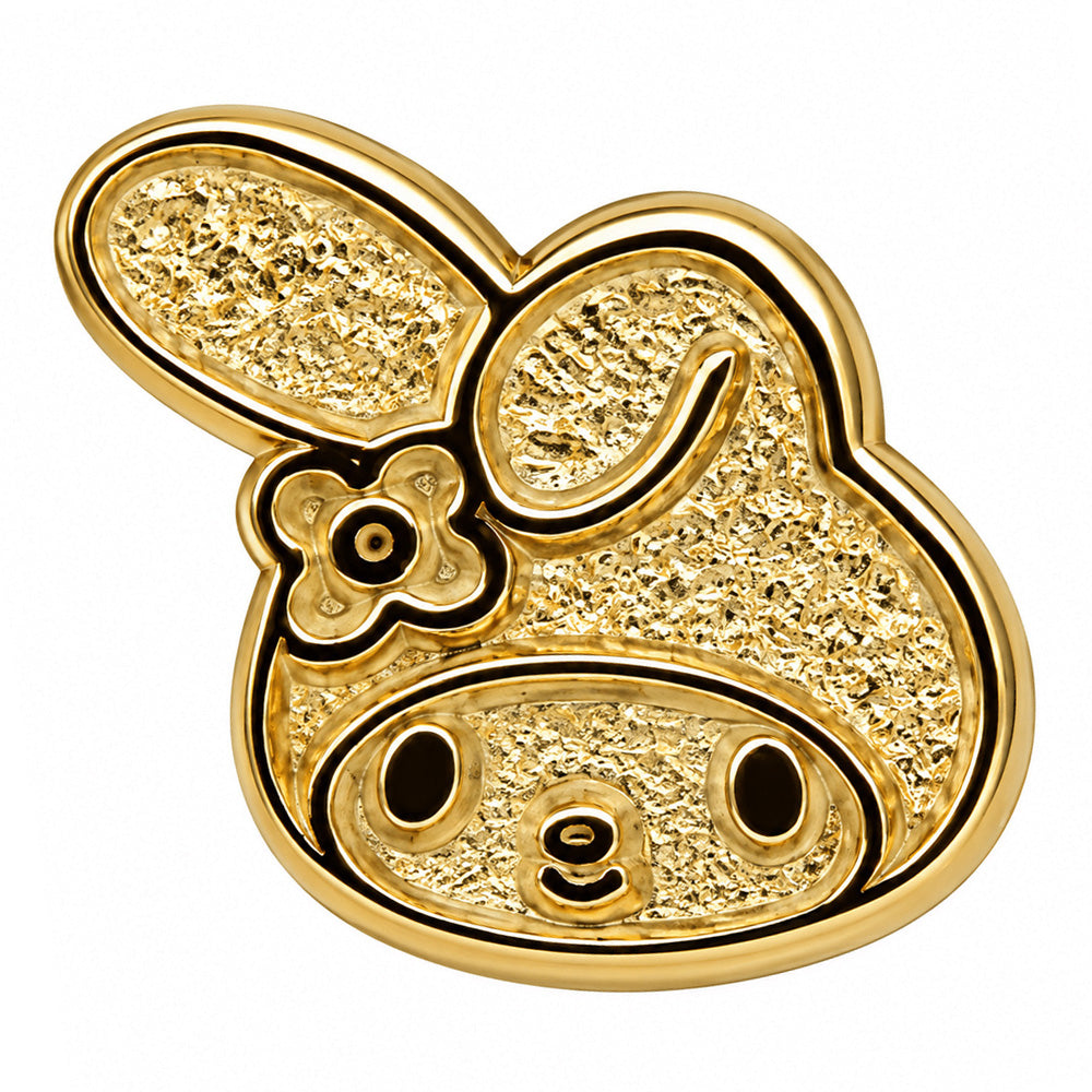 "My Melody" Threaded End in Gold