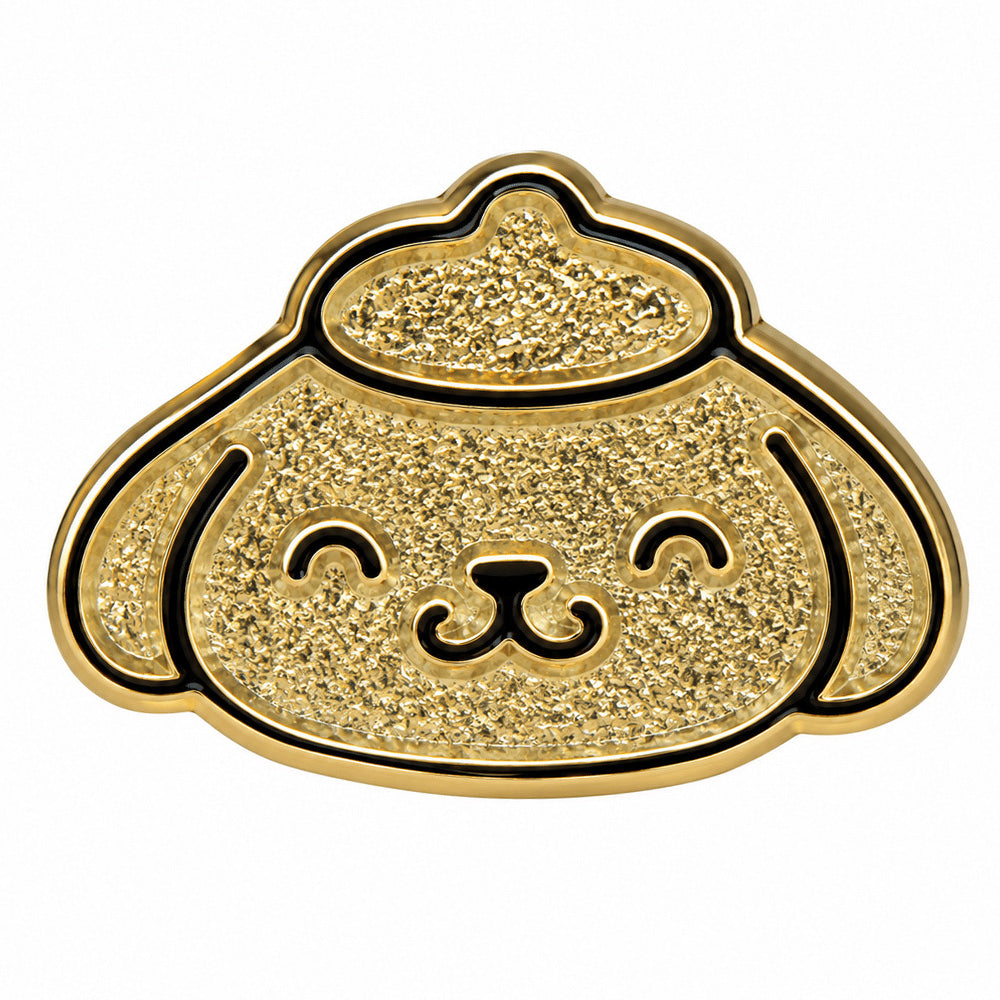 "Pompompurin" Threaded End in Gold