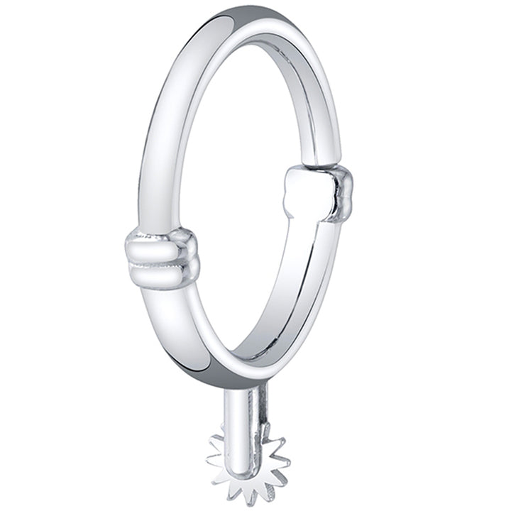 "Spurred On" Seam Ring in Gold & Platinum
