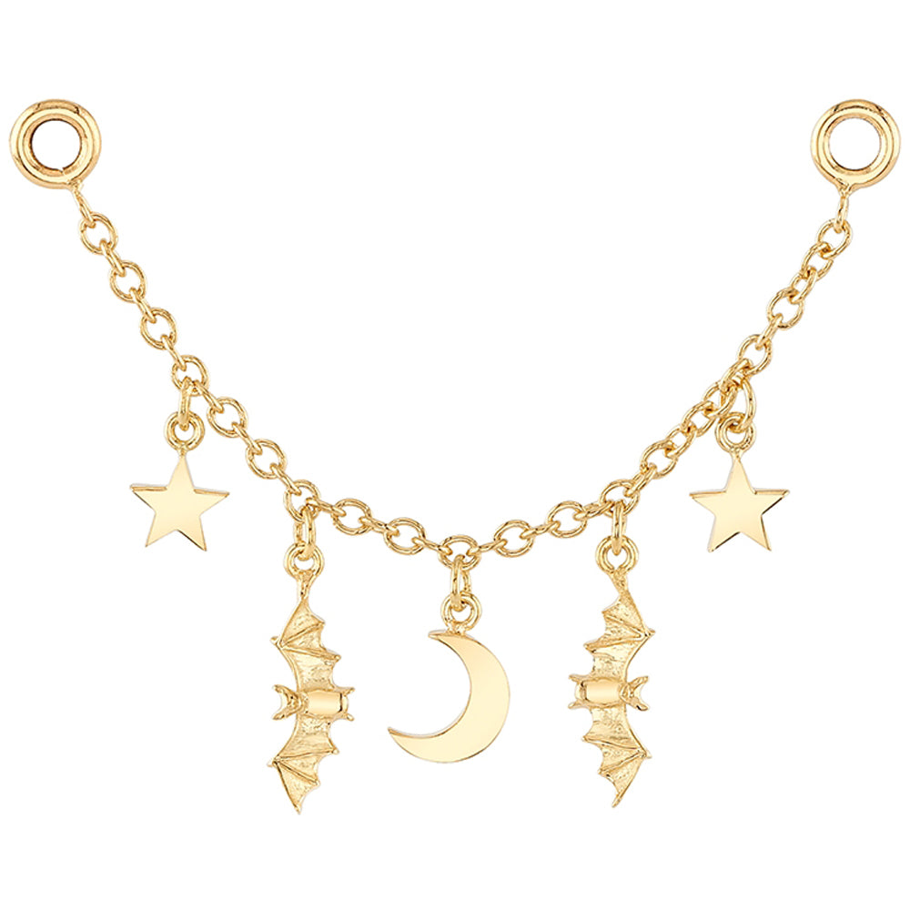 "Midnight" Chain Attachment in Gold & Platinum