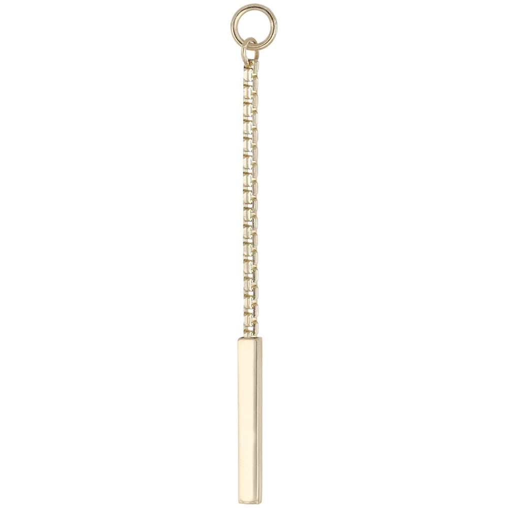 "Dash" Chain Charm in Gold