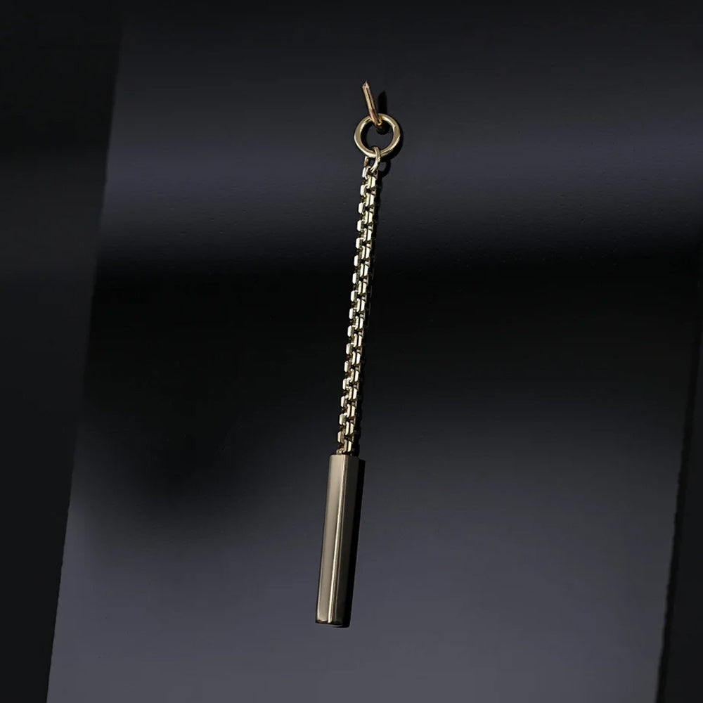 "Dash" Chain Charm in Gold