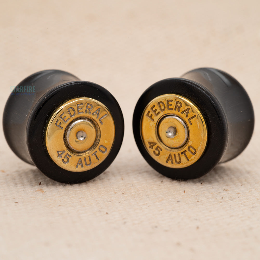 Double-Flared Horn Bullet Plugs - Federal 45 Auto Bullet (5/8")