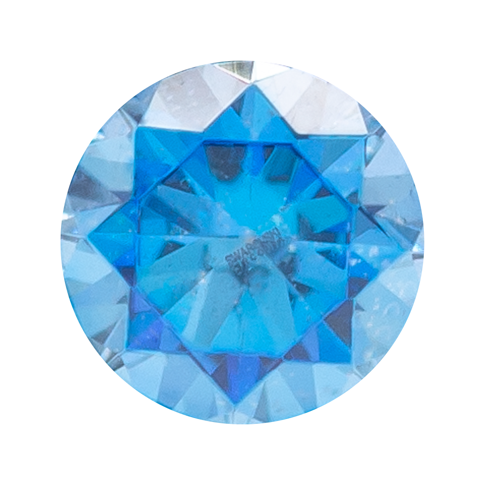 Gemmed Eyelets with Brilliant-Cut Gems - Arctic Blue