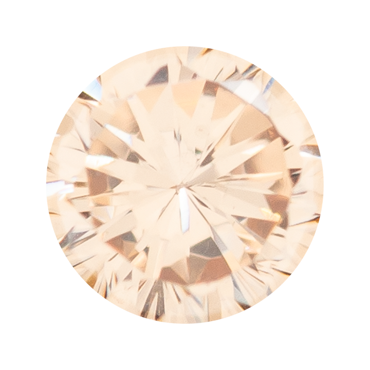 Super Gemmed Teardrop Eyelets with Brilliant-Cut Gems - Champagne