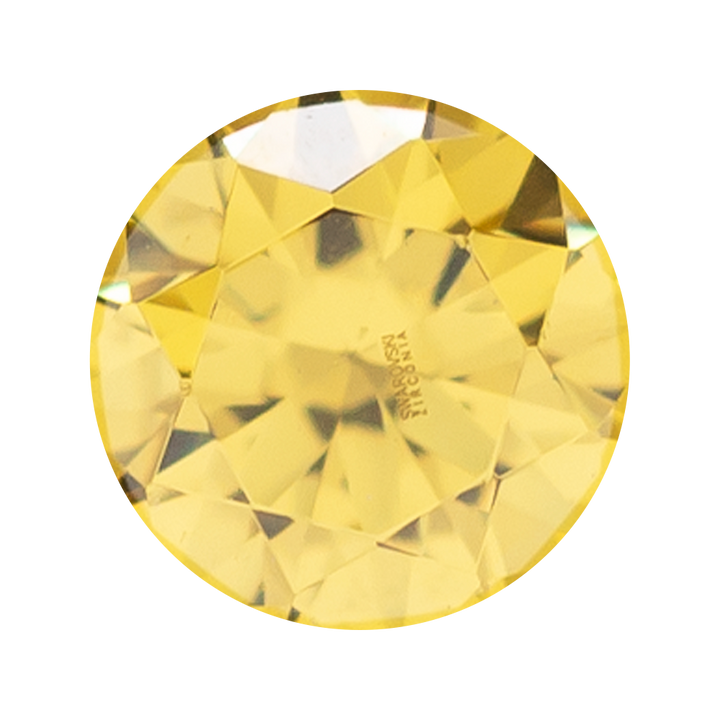 Super Marquise Plugs ( Eyelets ) with Brilliant-Cut Gems - Citrine