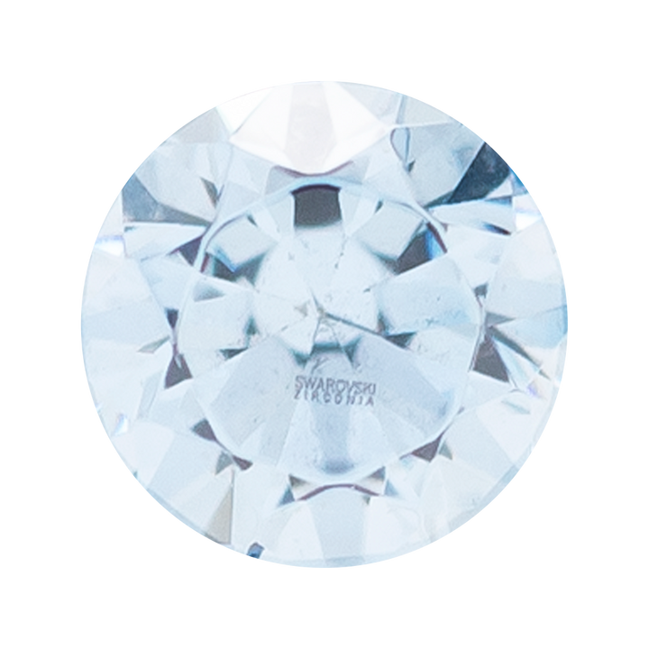 Super Gemmed BIG BLING Plugs ( Eyelets ) with Brilliant-Cut Gems - Periwinkle