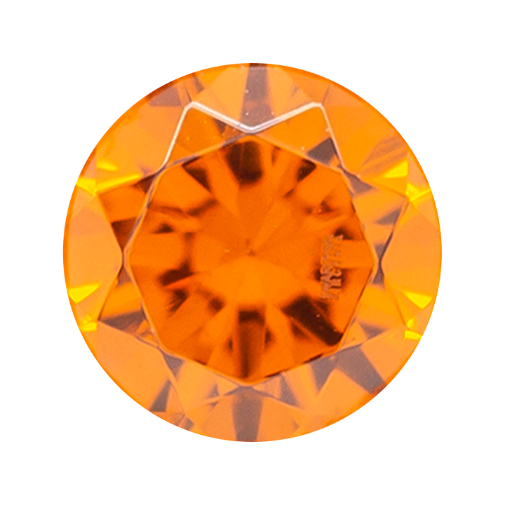Super Gemmed Teardrop Eyelets with Brilliant-Cut Gems - Tangerine