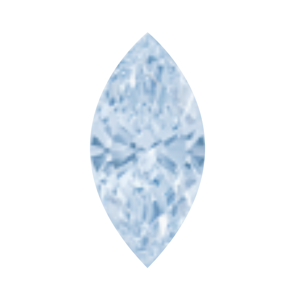 Marquise Eyelets with Brilliant-Cut Gems - Periwinkle