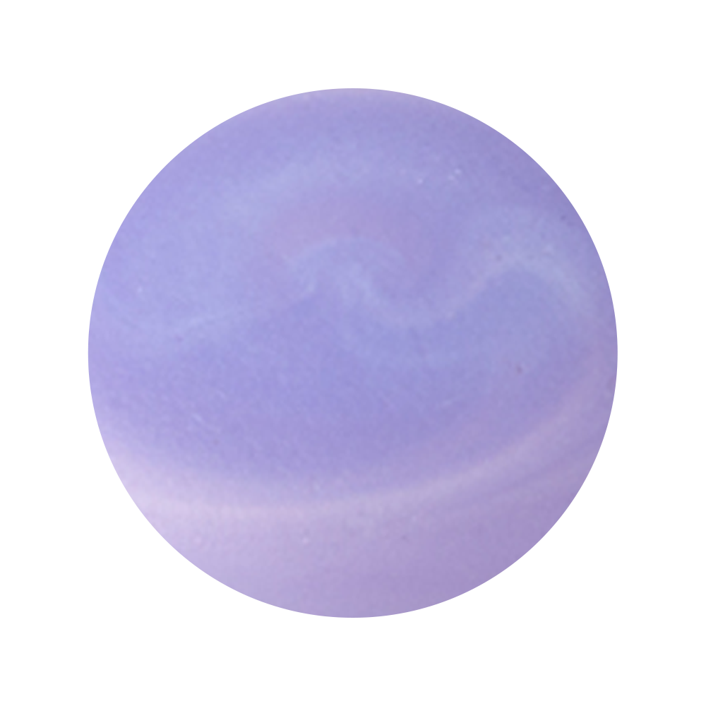 Glass Color Front Plugs - Matte Lilac