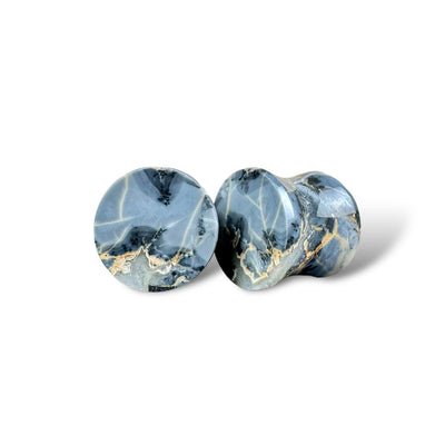 Stone Plugs - Dendritic Maligano Jasper