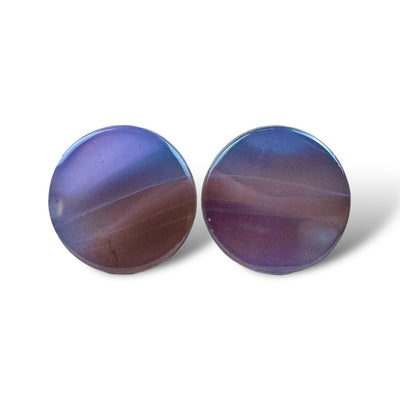 Stone Plugs - Purple Chalcedony