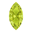 Marquise Eyelets with Brilliant-Cut Gems - Peridot