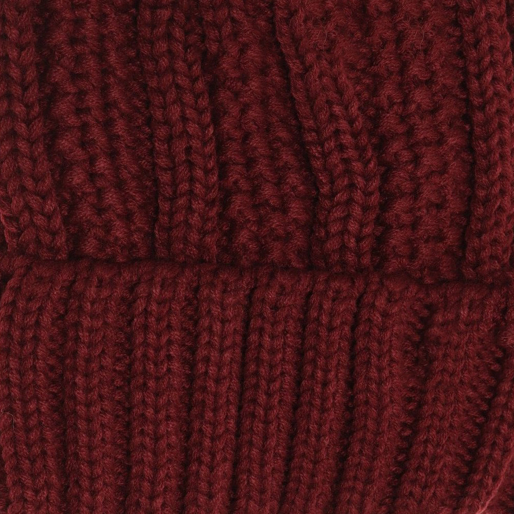 Starfire Fuzzy Lined Fur Pom CC Beanie