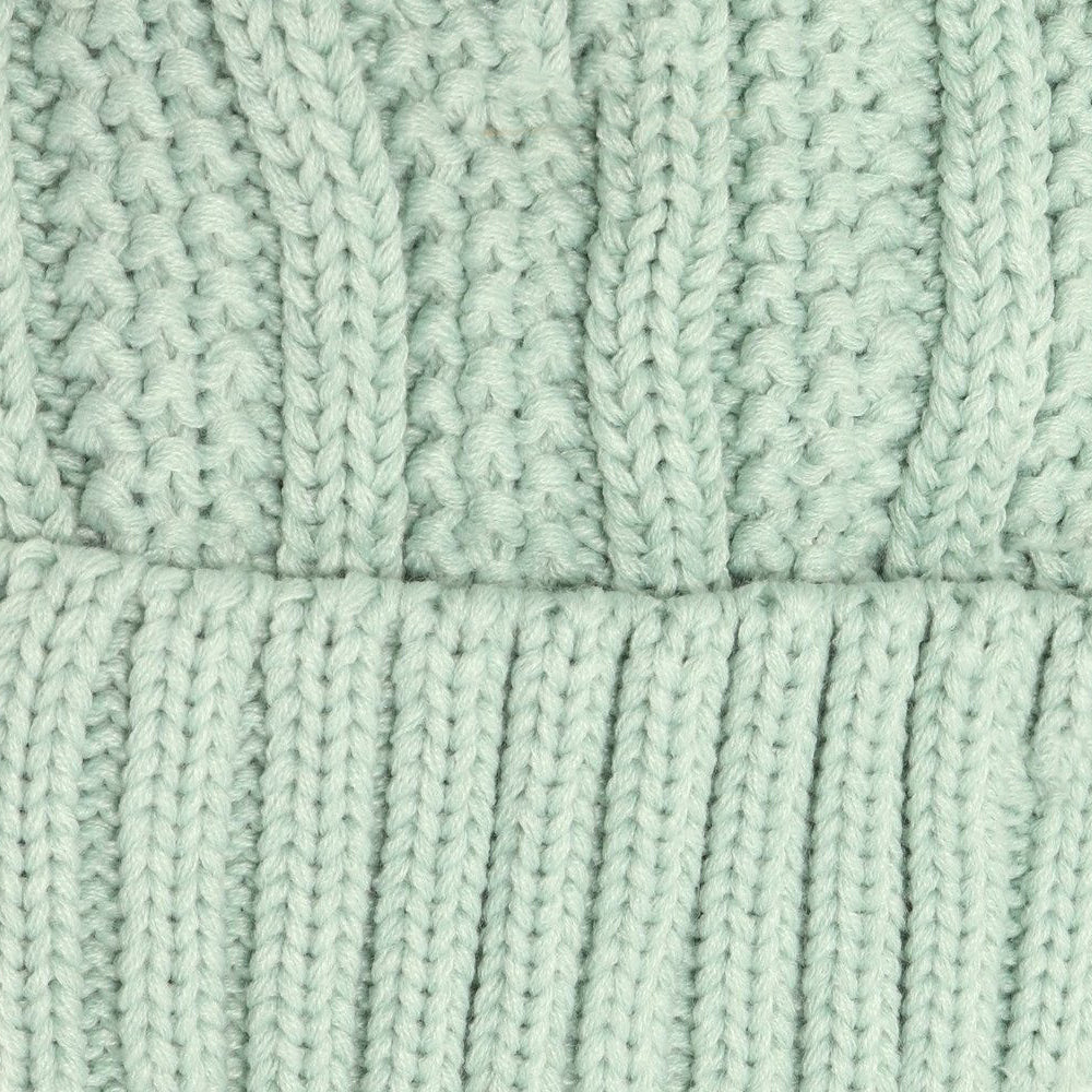Starfire Fuzzy Lined Fur Pom CC Beanie