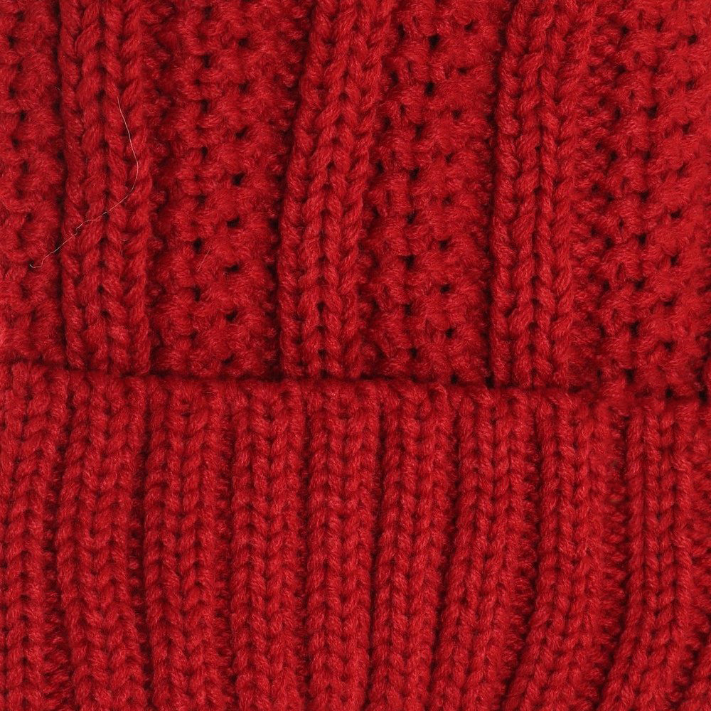Starfire Fuzzy Lined Fur Pom CC Beanie