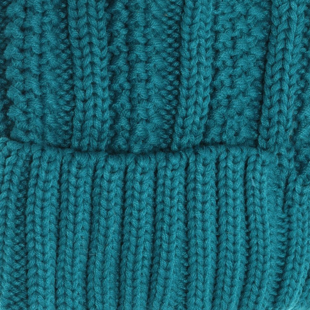 Starfire Fuzzy Lined Fur Pom CC Beanie