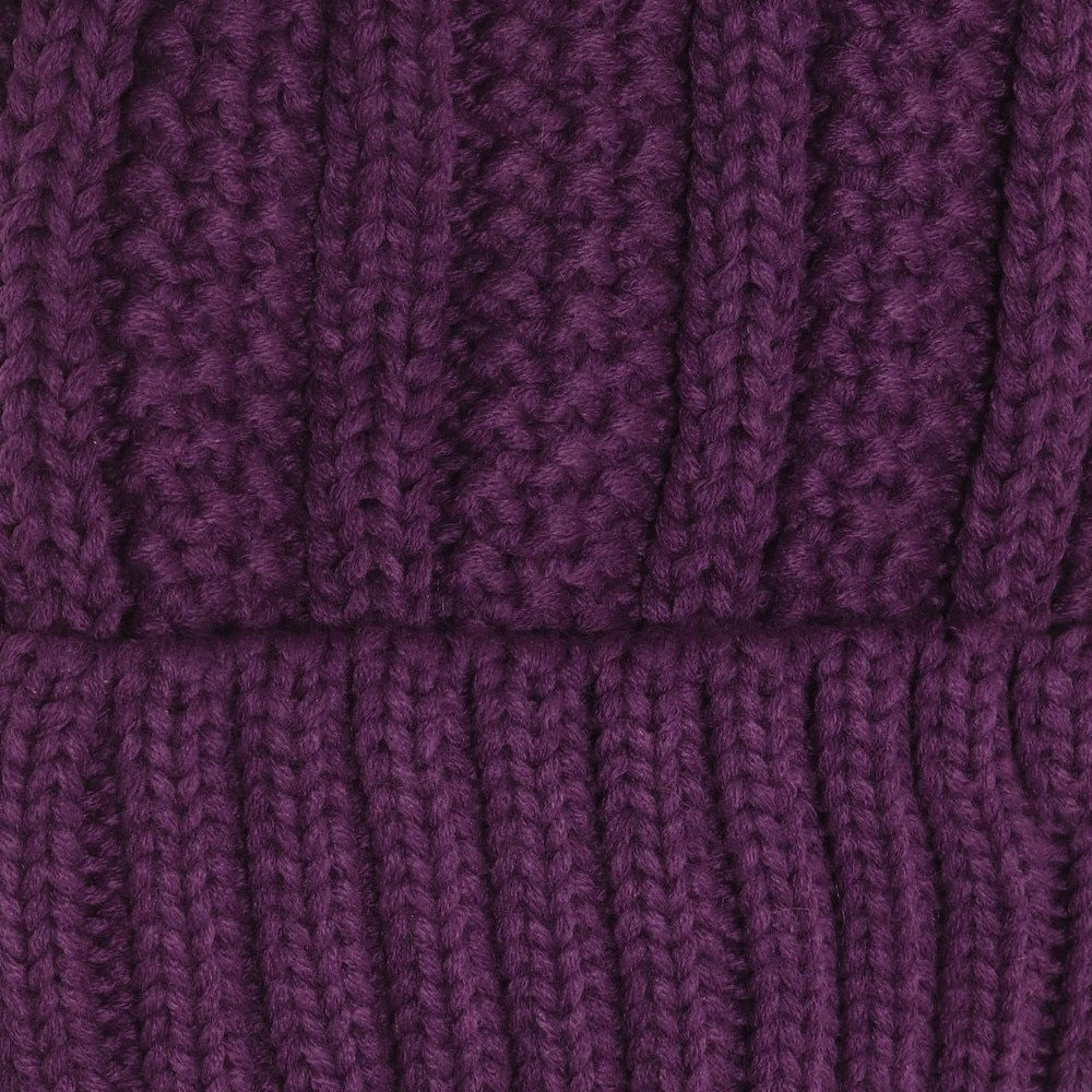 Starfire Kids Fuzzy Lined Fur Pom CC Beanie