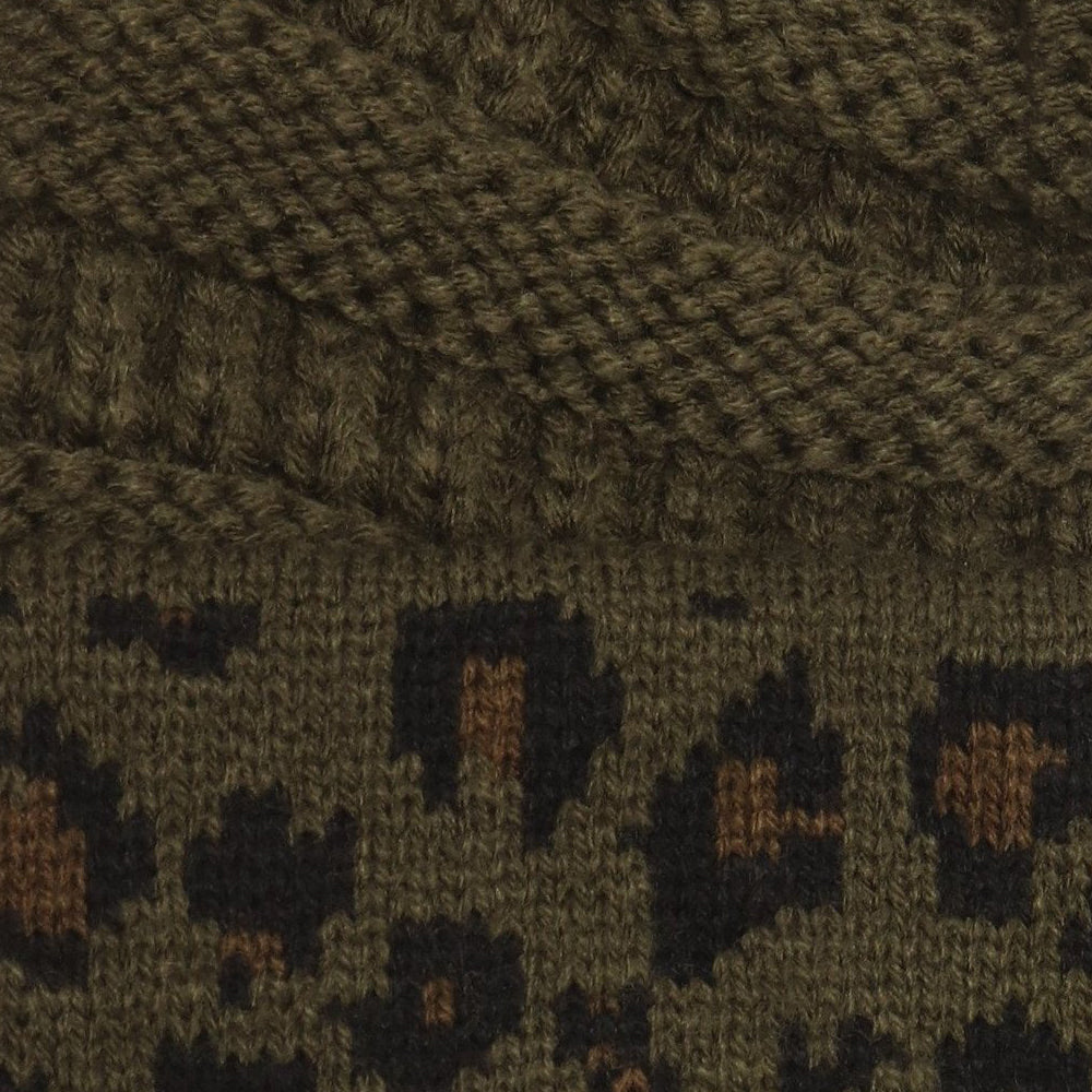 Starfire Matching Cuff Leopard CC Beanie