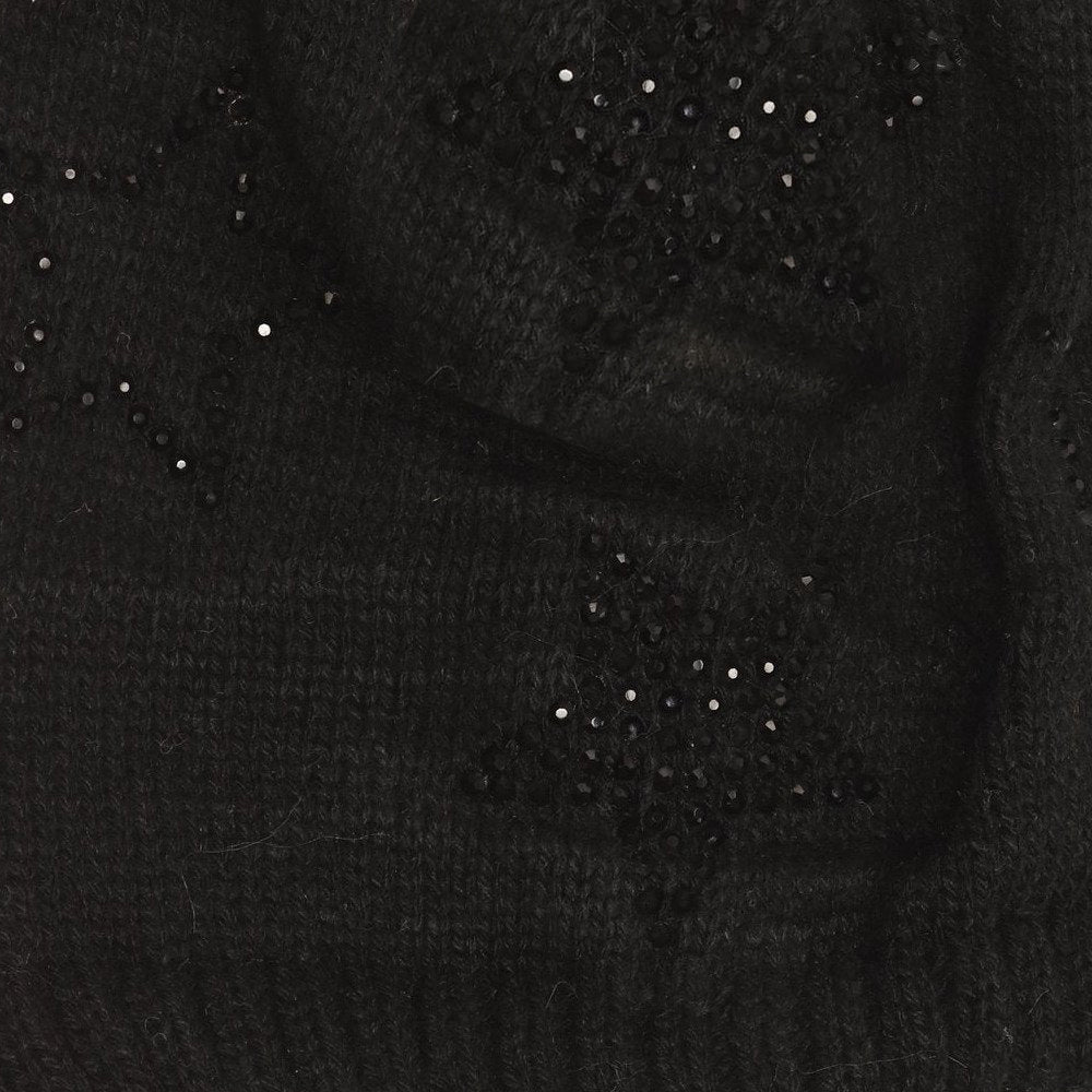 Starfire Kids Rhinestone Star Fur Pom CC Beanie
