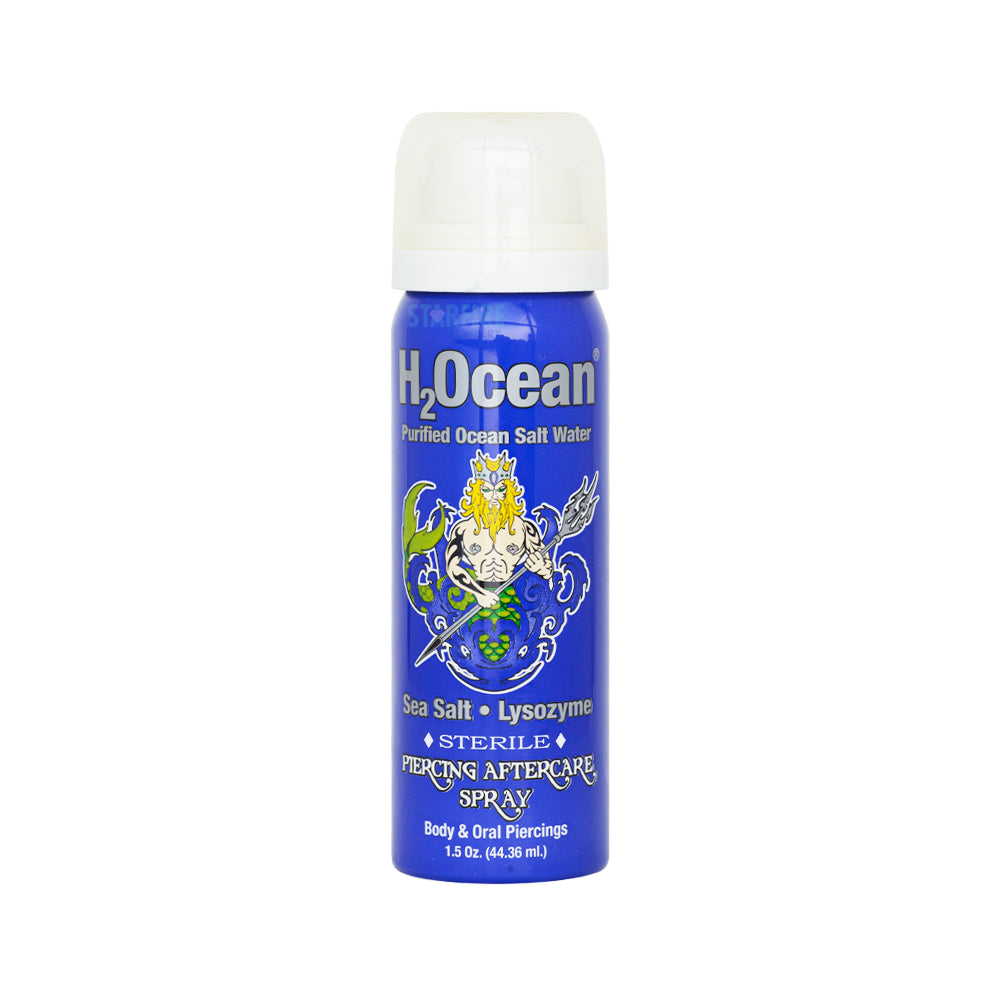 H2Ocean 1.5oz Piercing Aftercare Spray – Starfire Body Jewelry Company