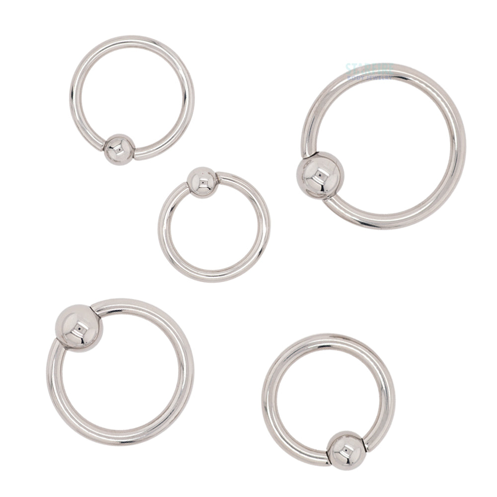 Steel Bead Rings Industrial Strength Stainless Steel Captive Bead Ring (CBR) – Starfire ...