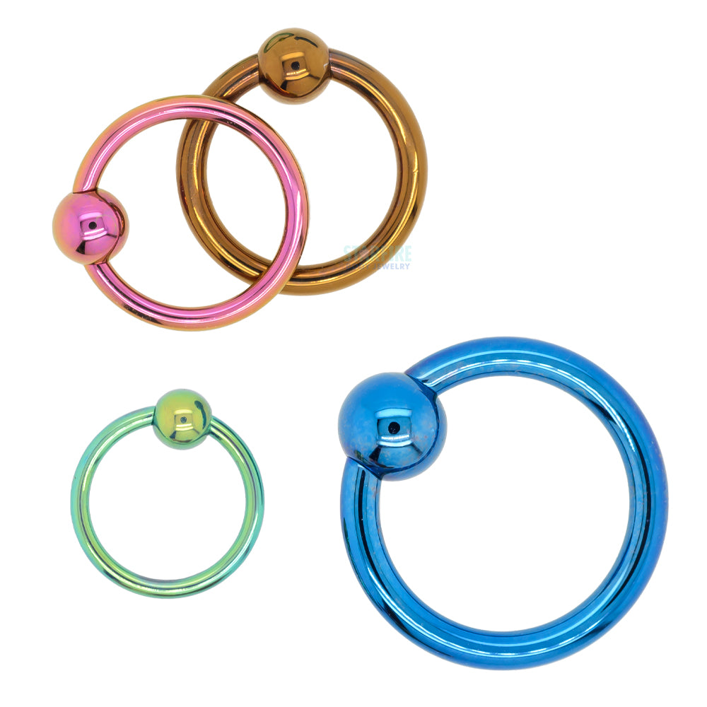 Titanium Captive Bead Ring (CBR) – High Polish