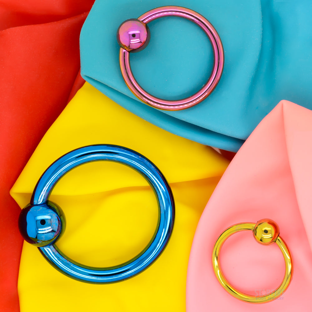 Titanium Captive Bead Ring (CBR) – High Polish