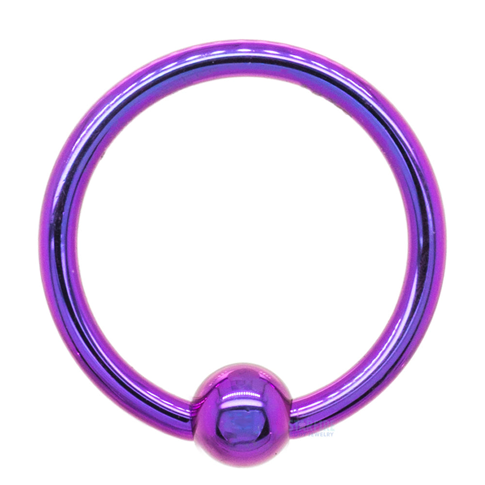 Titanium Captive Bead Ring (CBR) - BR – Blurple