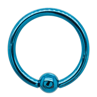 Titanium Captive Bead Ring (CBR) - LB – Light Blue