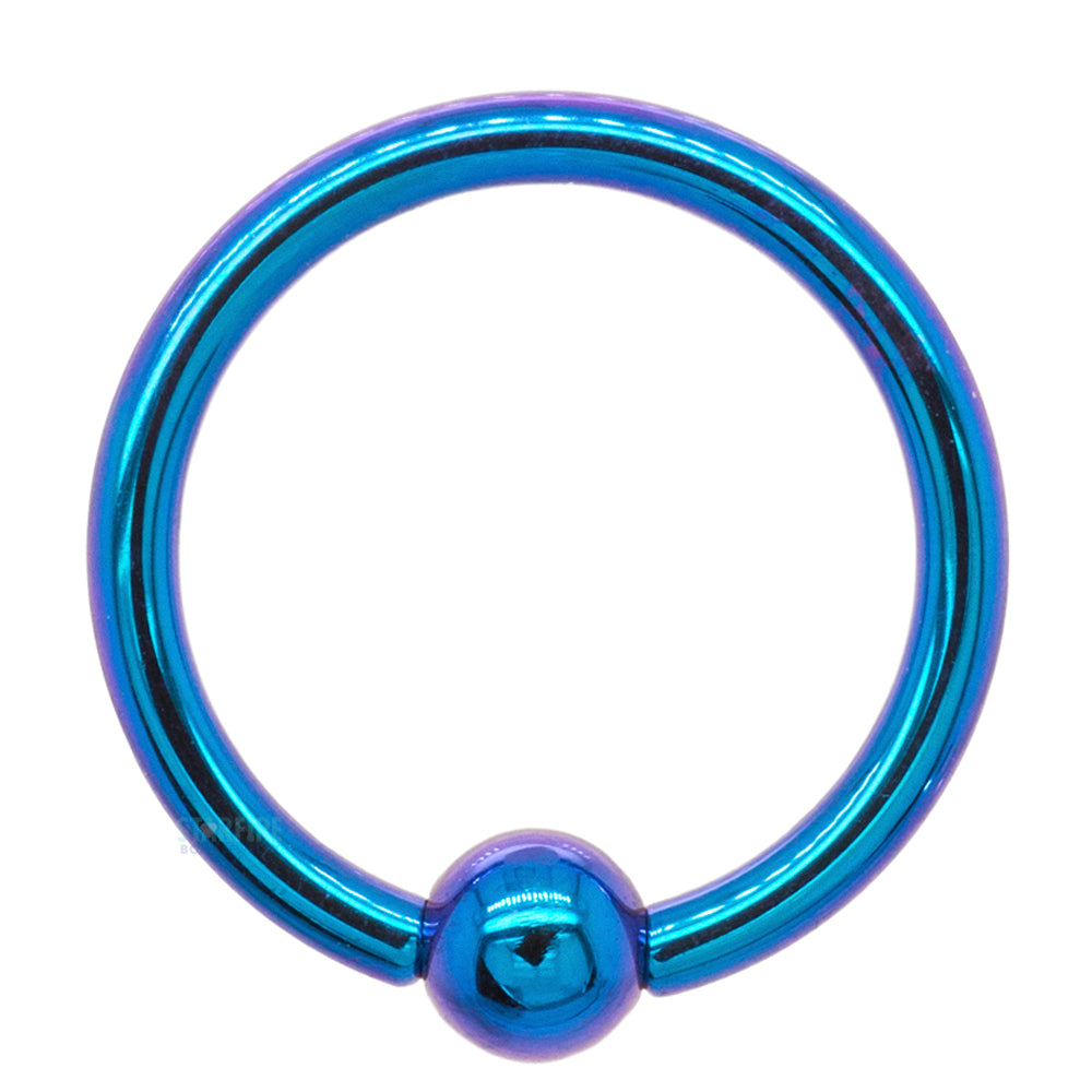 Titanium Captive Bead Ring (CBR) - TE – Teal